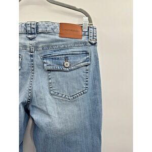 Lucky Brand Low Rise Flare 12 31 Light Wash Retro Y2K Patch Pocket Western Flap